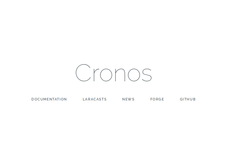 cronos-laravel-page